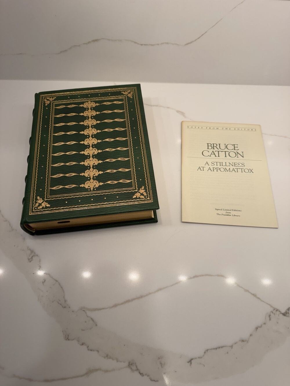 Bruce Catton A Stillness at Appomattox SIGNED Franklin Library Limited Edition